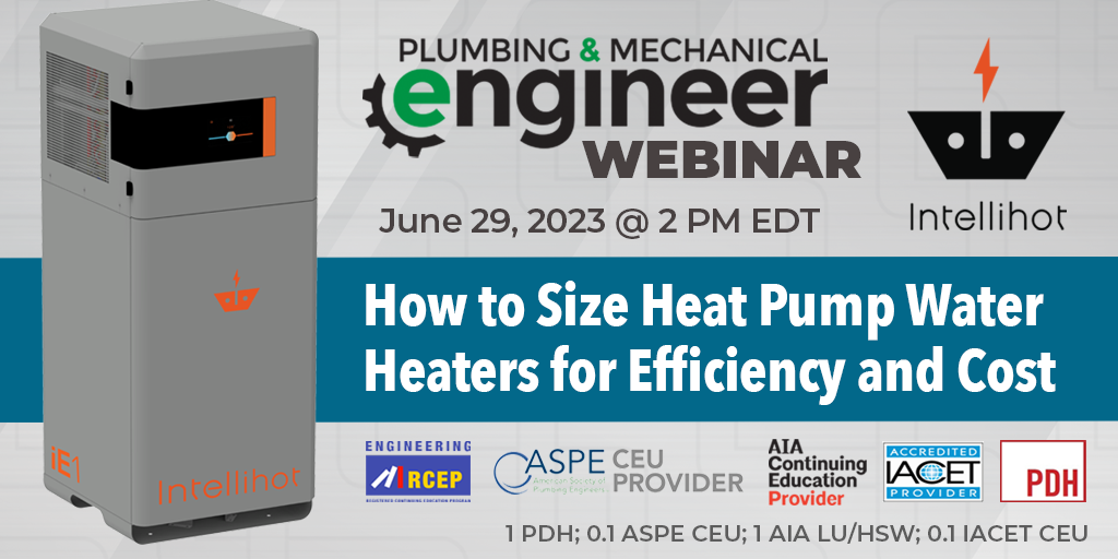 How to Size Heat Pump Water Heaters for Efficiency and Cost Registration
