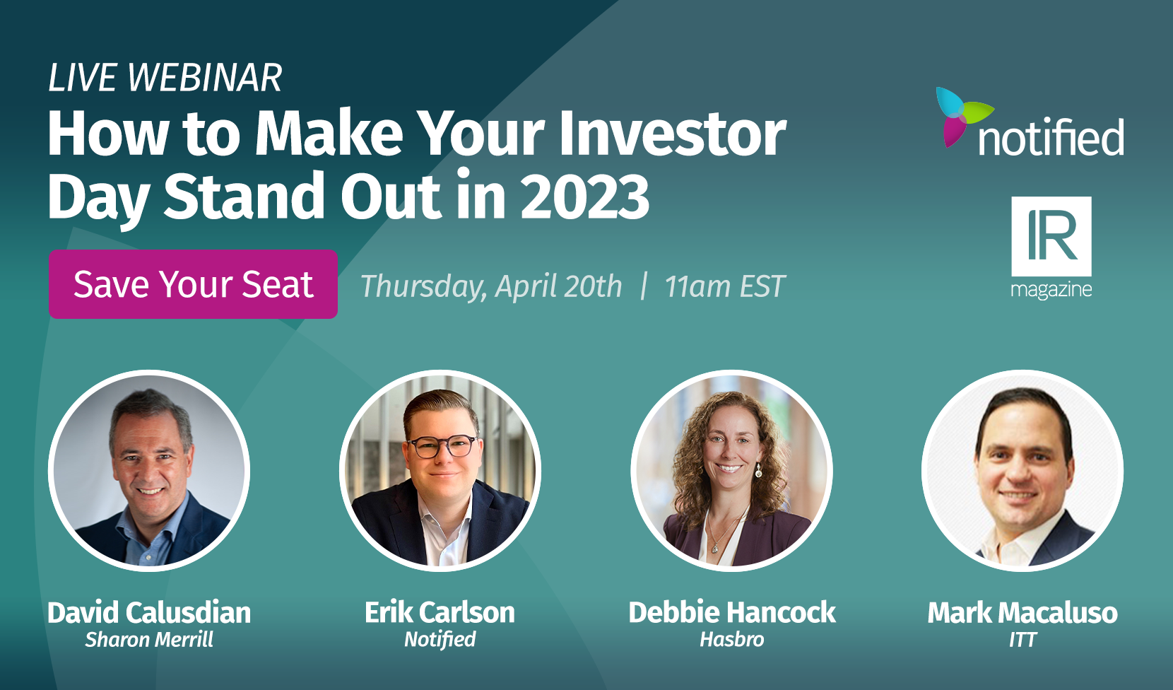 How to Make Your Investor Day Stand Out in 2023 Registration