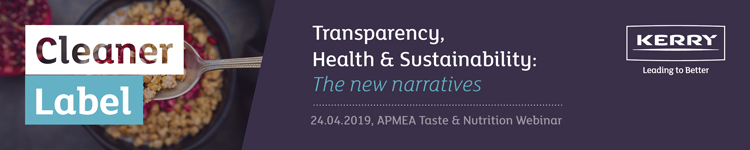 Cleaner Label: Transparency, Health & Sustainability – the new narratives