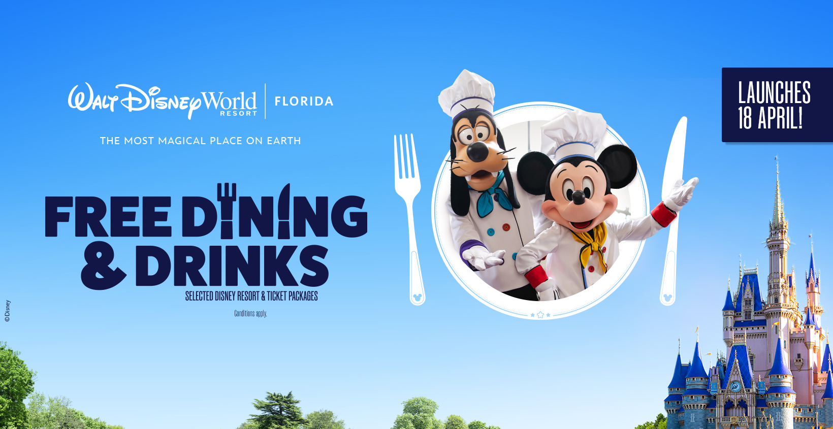 Magic Expo Login Page - with Come Dine with Disney